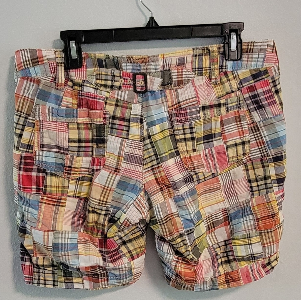 8 Y2K American Eagle Vintage Patchwork Bermuda Eclectic Grandpa Colorful Casual - Picture 2 of 7